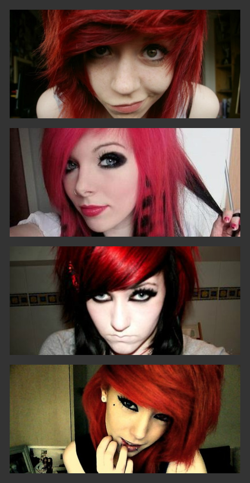 Red Emo Hair Inspiration